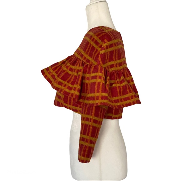 Tata Naka Women’s Crop Top With Frill - Picture 3 of 3